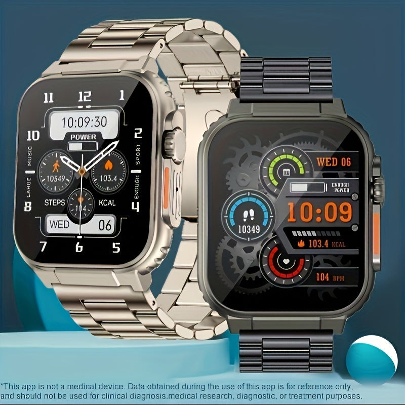 Large Screen Smartwatch with Wireless Call & Multi-Sport Functions - Cyprus