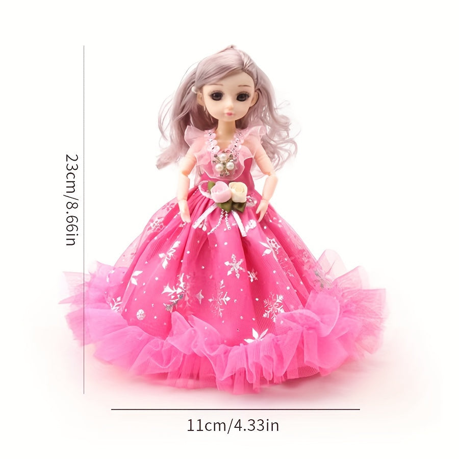 Medium Electric Princess Doll with LED Light & Music - Girls Birthday Gift - Cyprus