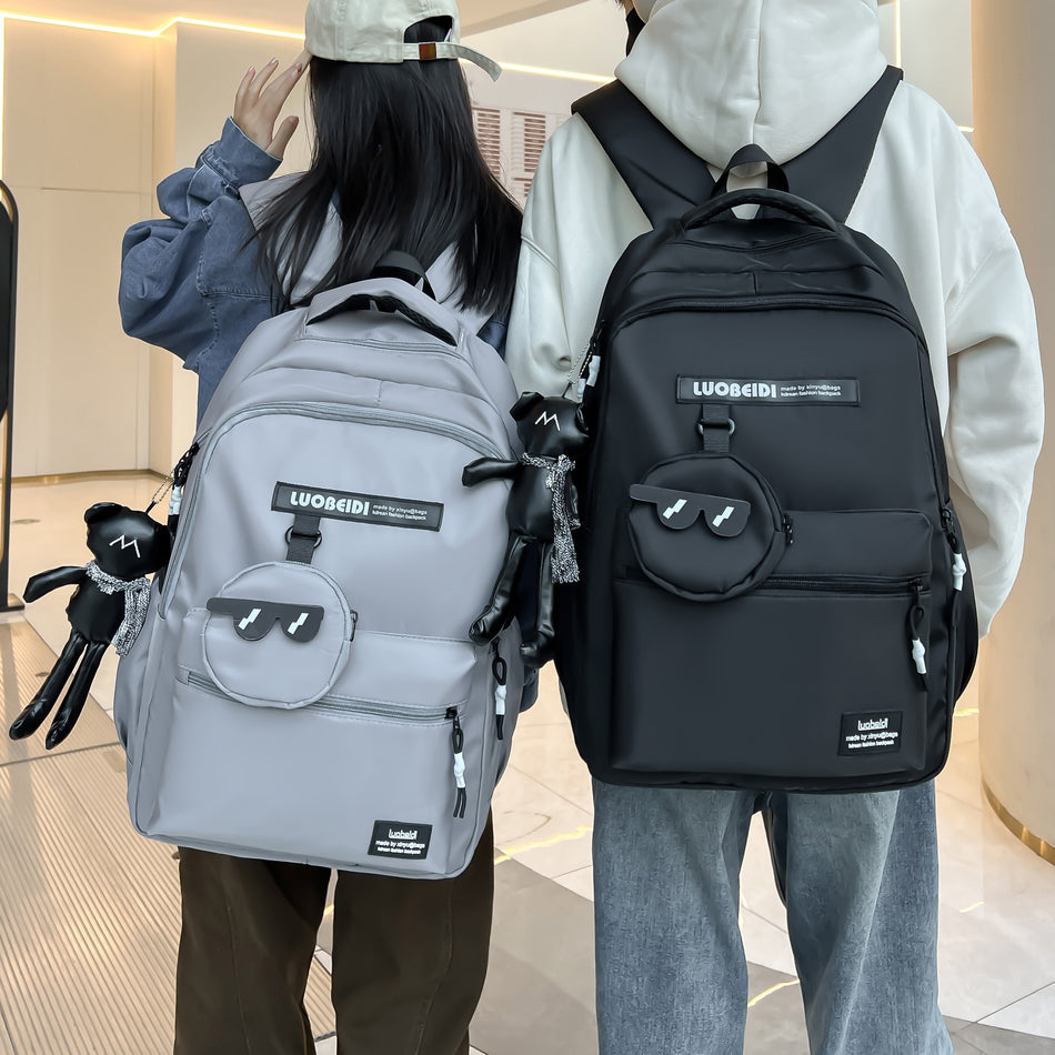 Large Capacity Zip Up Backpack for Students - Cyprus