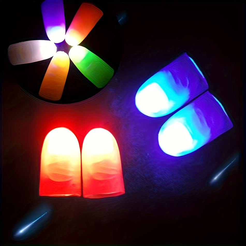 Magic Glow Finger Lights - Colourful Thumb Toys for Nighttime Fun