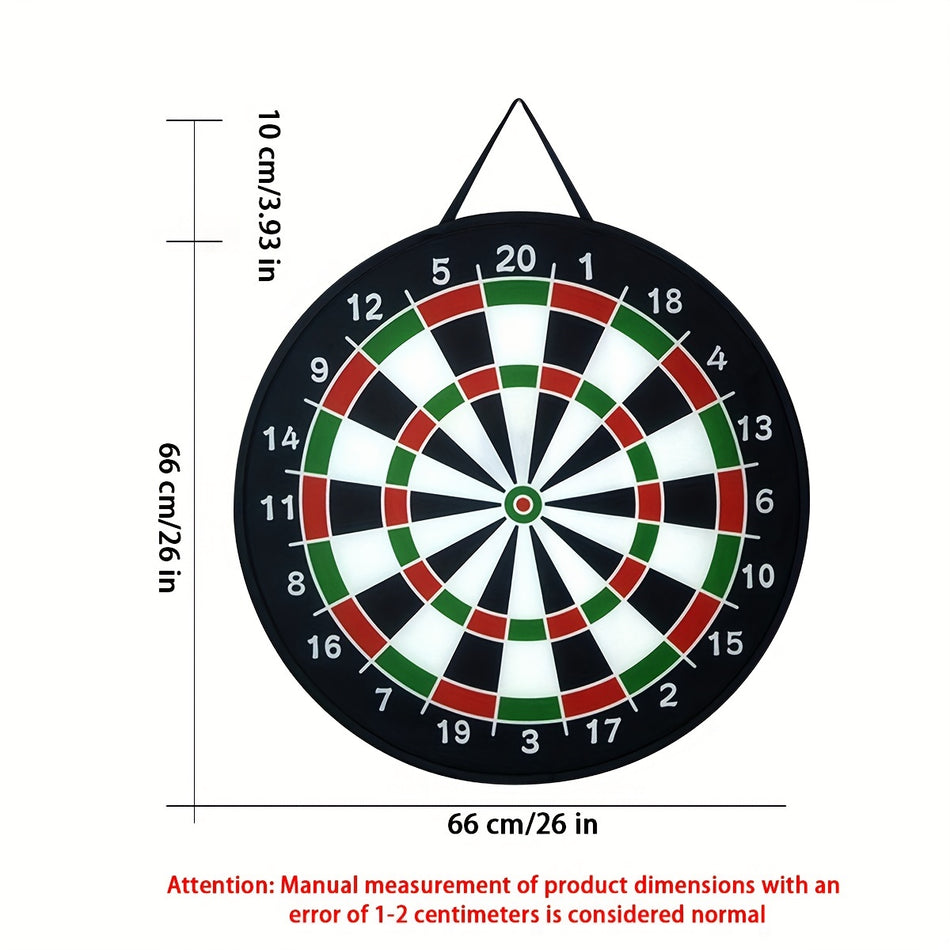 Large Dart Board Set with 12 Sticky Balls - Indoor Outdoor Toy for Balance Body Training - Cyprus