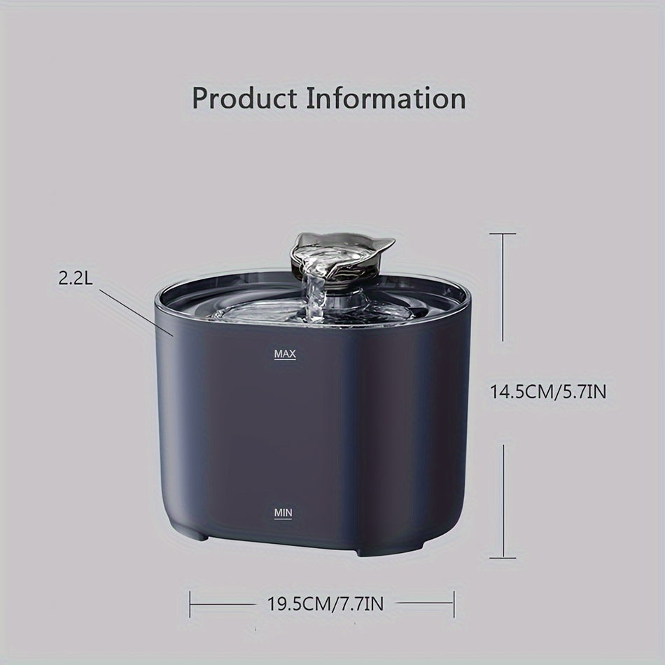 2.2L USB-betrieben intelligent Pet Water Fountain für Katzen