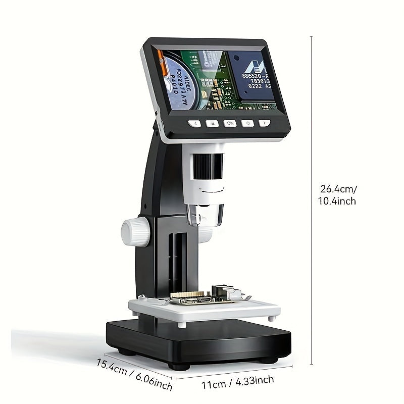 Portable HD 1080P Digital Microscope with 50-1000X Magnification and 8 LED Lights - Cyprus