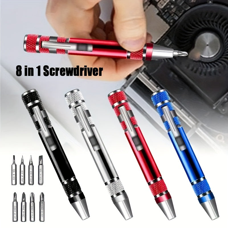 Aluminium Alloy 8-in-1 Precision Screwdriver Set - Cyprus