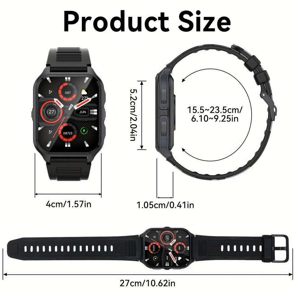 EIGIIS 3ATM Waterproof Smart Watch with Full Touch Screen Display - Cyprus