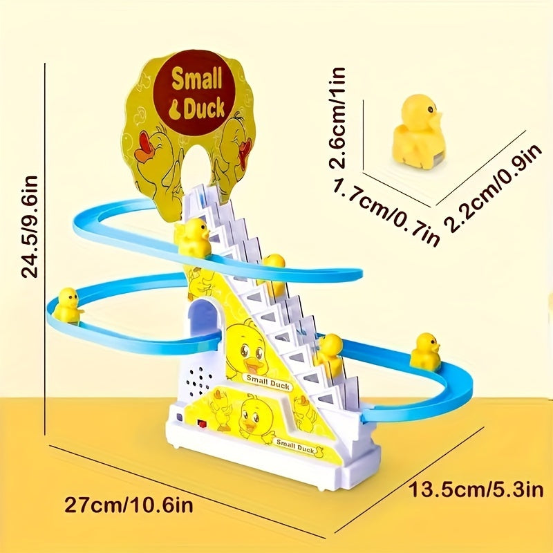 Electric Slide Yellow Duck Toy Climbing Stairs - Holiday Gift - Cyprus