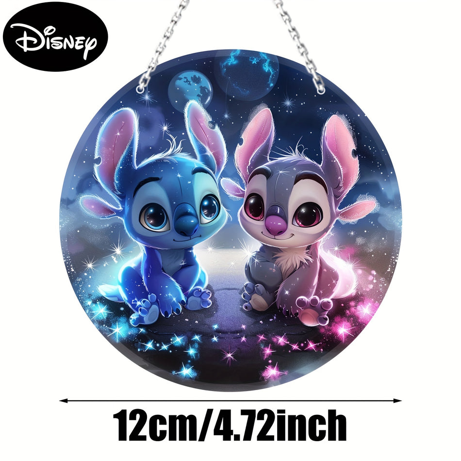 "Stitch Acryl Suncatcher - Dekoration für Hausgarten Weihnachtsfeier Hochzeit Pretty Geschenke (4,7inx4,7in/12 cm*12 cm) - Zypern"