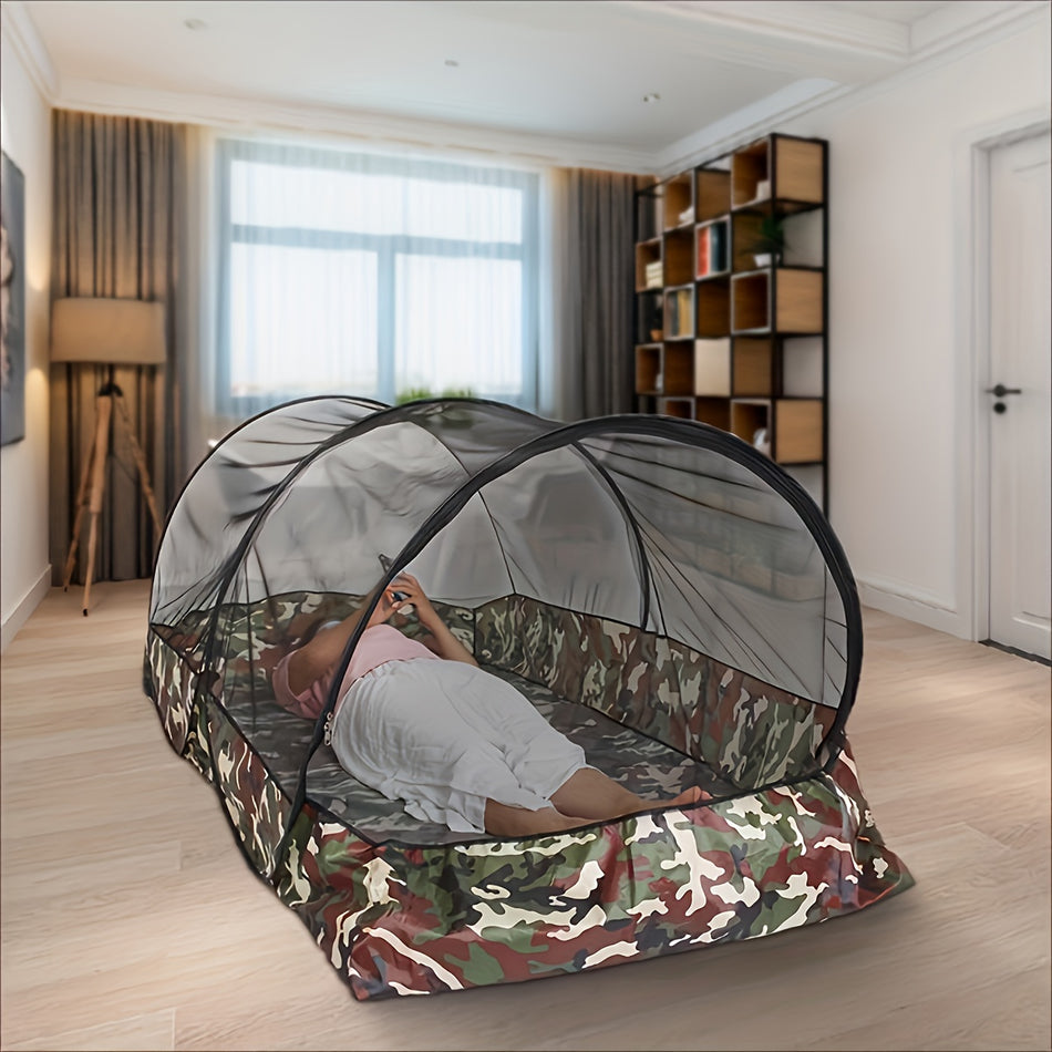 Classic Camo Insect Repellent Camping Tent - Ideal for BBQ - Cyprus