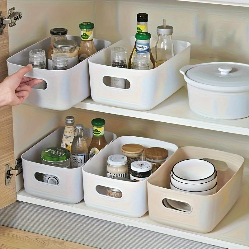 Durable 4pcs Portable Storage Baskets for Home Organisation - Cyprus