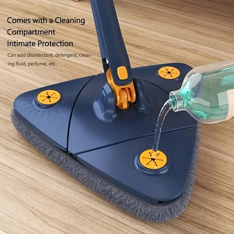 360° Rotating Triangle Mop - Dual-use Wet & Dry Cleaning Tool