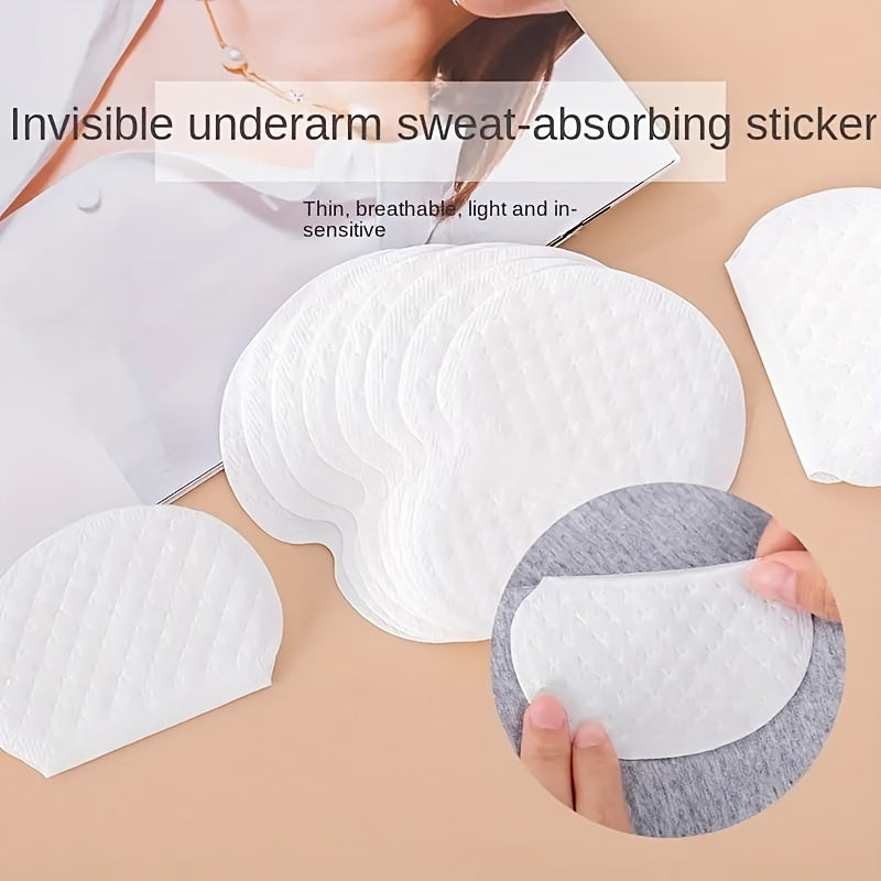 10pcs Unisex Underarm Sweat Pads - Invisible, Breathable & Odorless Absorbent Guards For Shirts & Skirts