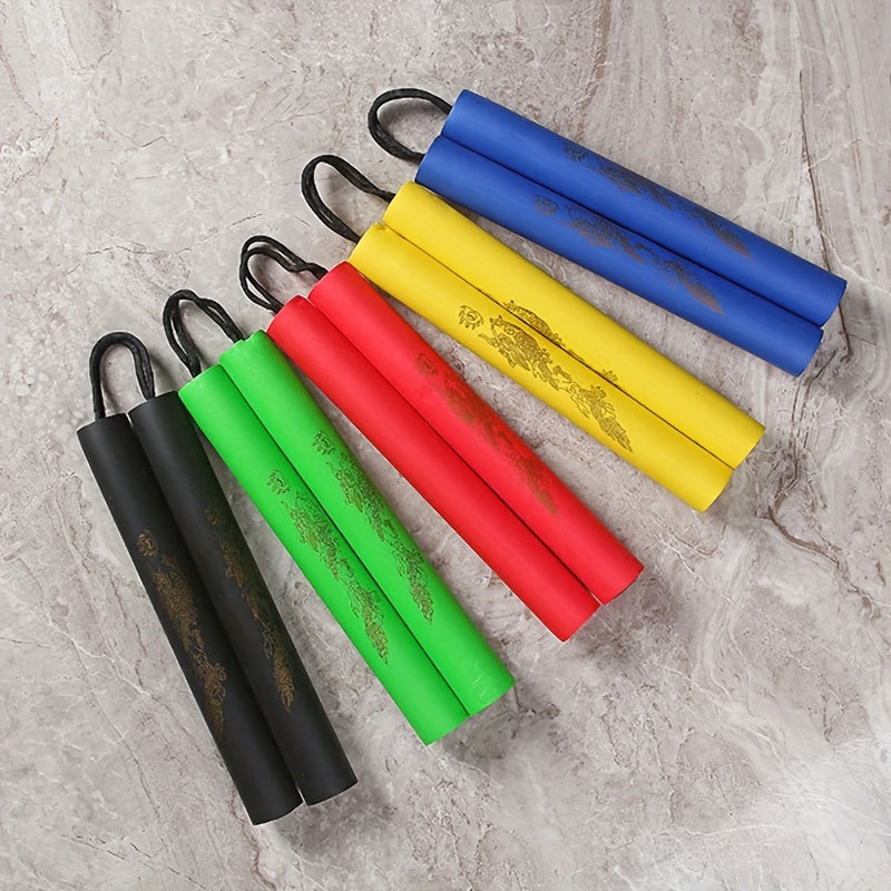 Yeni Başlayanlar İçin Sünger Nunchakus - Kung Fu için Güvenli Eğitim Çubuğu - Kıbrıs