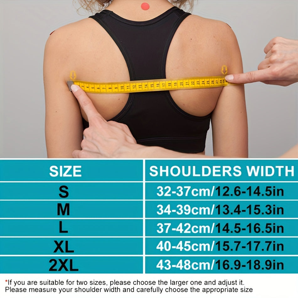 Adjustable Upper Posture Support - Breathable Shoulder Back Straightener - Cyprus