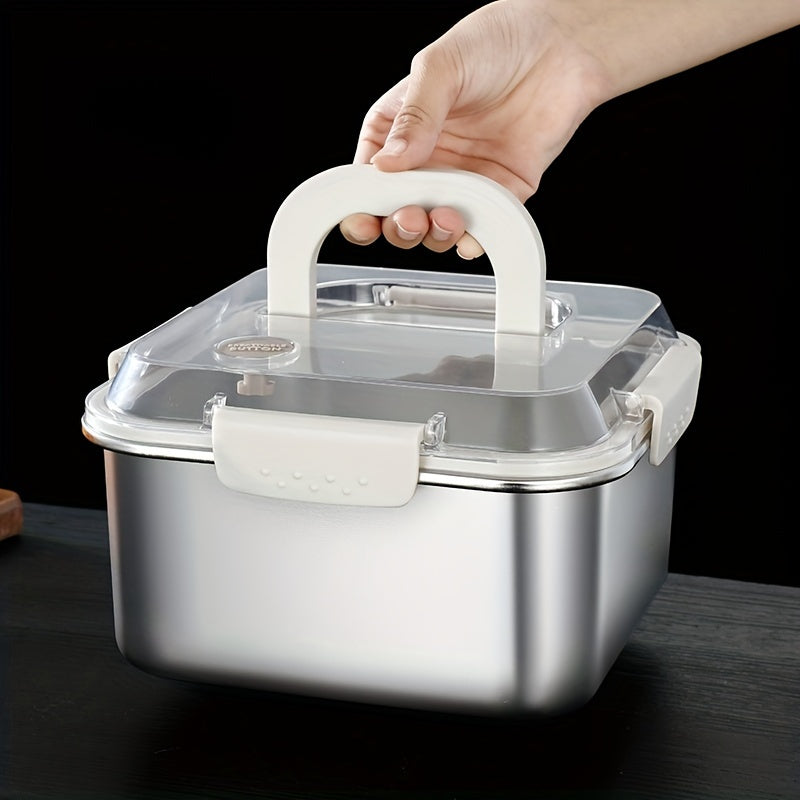 Leakproof SUS304 Stainless Steel Food Preservation Container with Lid