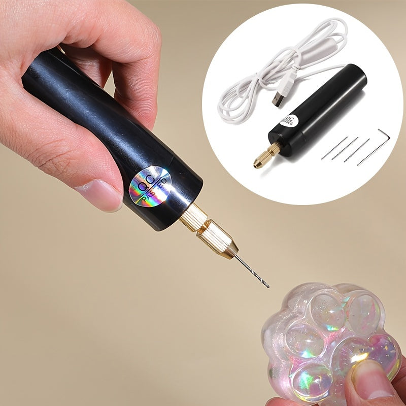 USB-Powered Mini Electric Drill for Crafts and Jewellery Making - Cyprus