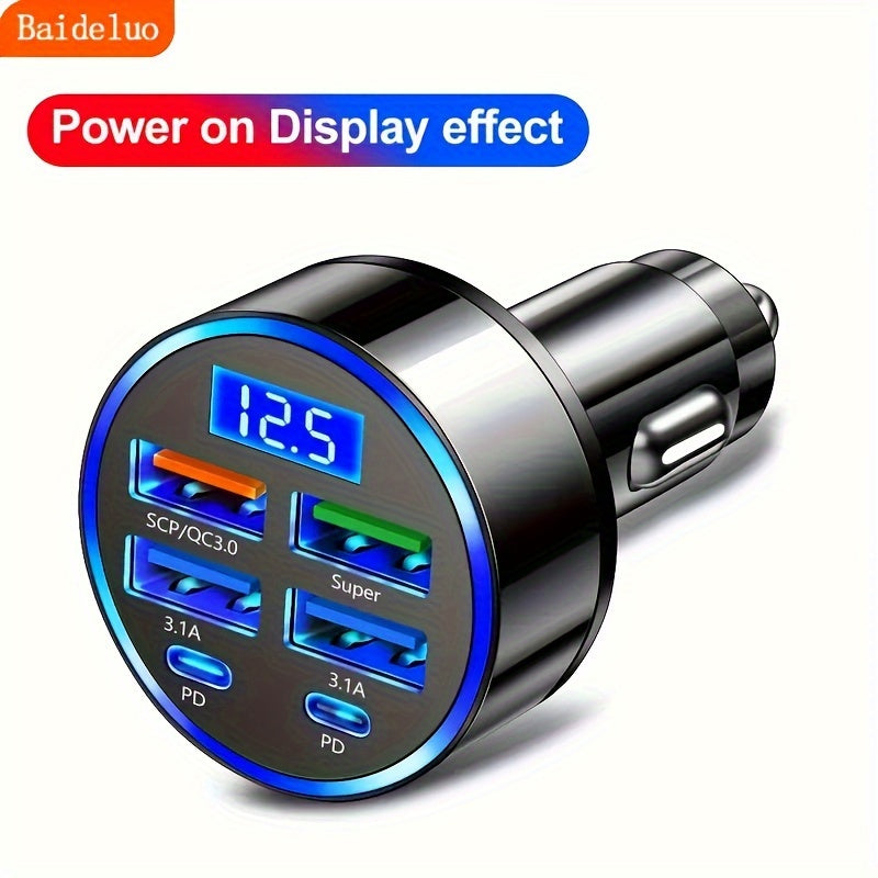 Baideluo Car Charger USB+Type-c Super Fast Charging Car - Cyprus