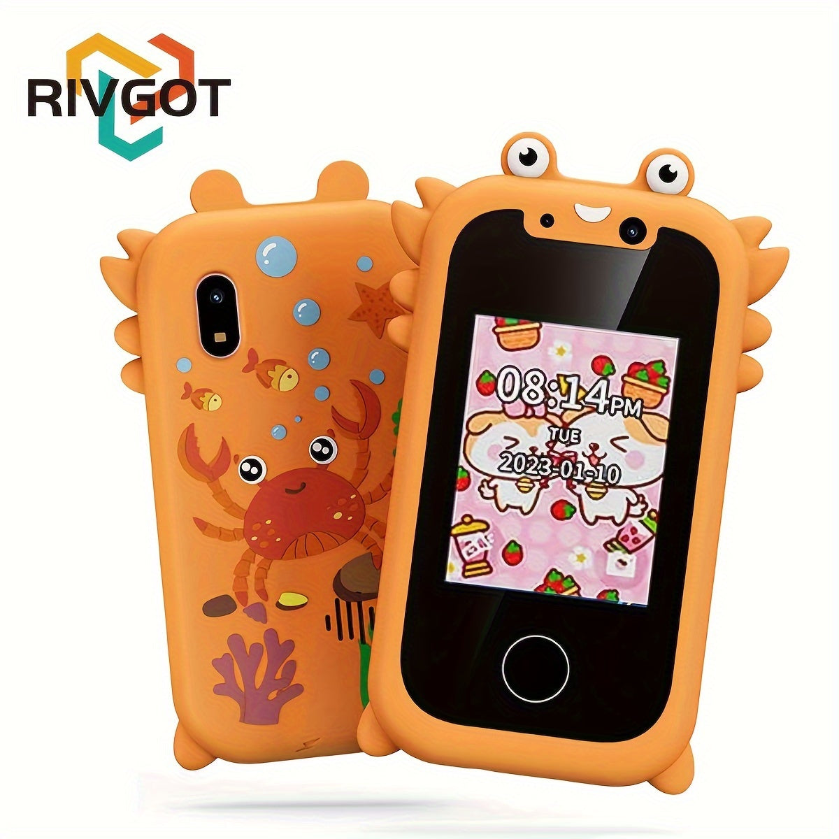 RIVGOT Kids Smartphone Learning Toy with Dual Camera Educational Ga InterCyprus