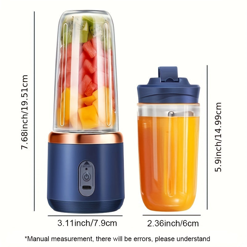 Customisable Multifunctional USB Juicer Cup - Portable On-the-Go Juicing