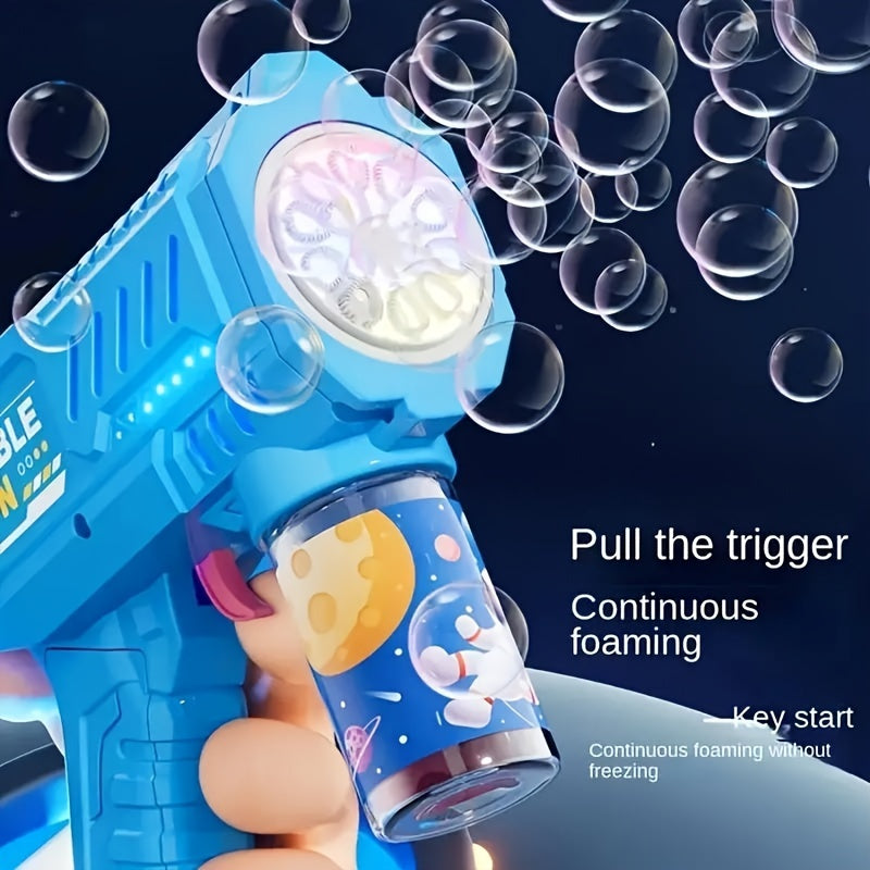 "Space-Themed Bubble Water Gun - Bursting with Joy - Cyprus"