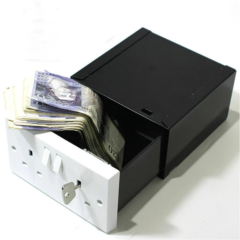 Double UK Plug Socket Wall Security Stash Box - Perfect Concealment Solution - Cyprus