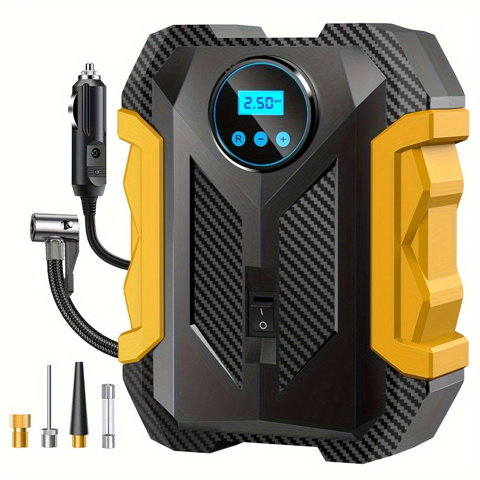 Carsun Portable Air Compressor with Digital Tire Inflator - Ideal for Cars, Motorcycles & Bicycles - Cyprus