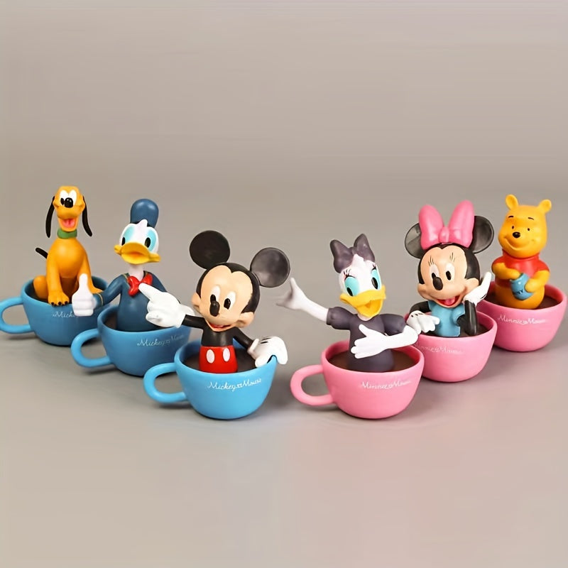 🔵 Disney Mickey Mouse Kek Süslemeleri Çay Bardağı Kör Kutusu - Kıbrıs