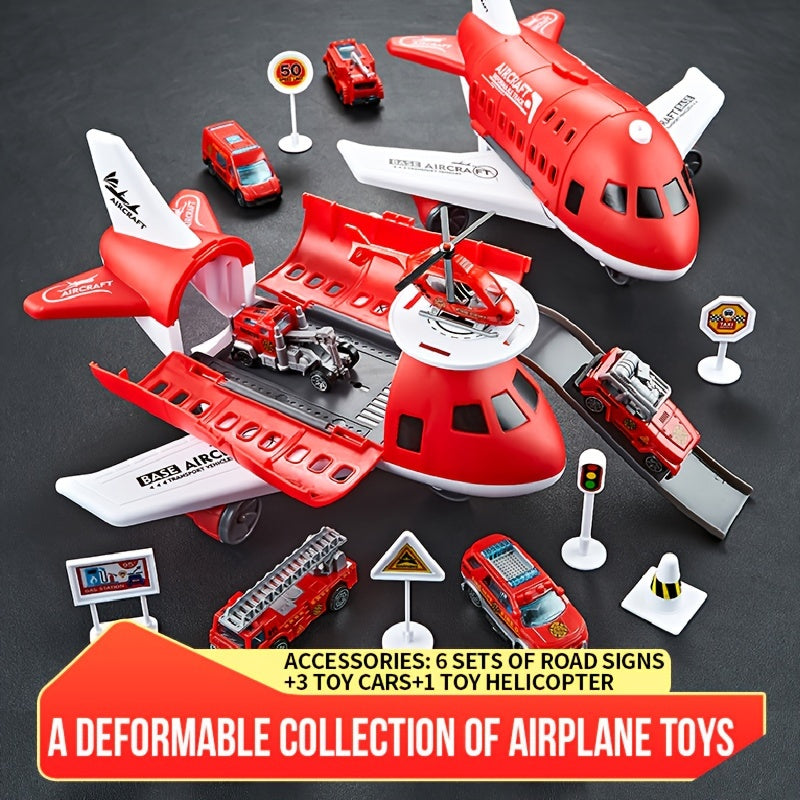 Deformation Airplane Toy - Multiple Themes, Gift Box Packaging - Cyprus