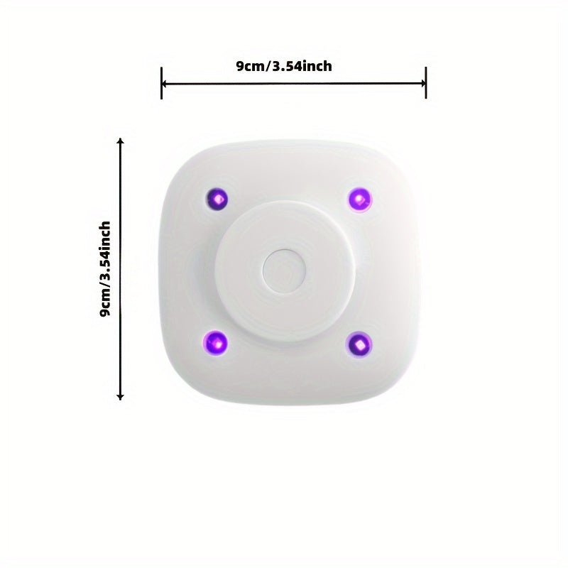 مصباح تطهير المرحاض بالأشعة فوق البنفسجية متعدد الوظائف USB قابل لإعادة الشحن