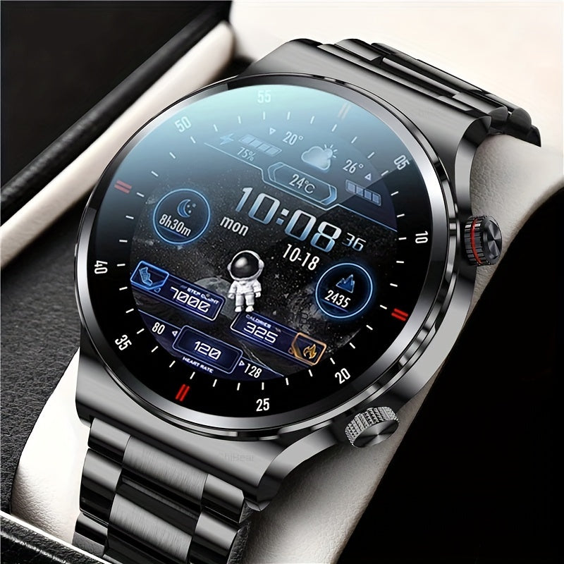 Chusear Wireless Smart Watch Men - Vollkontaner Sport Fitness Watch - geeignet für Android iOS - Zypern