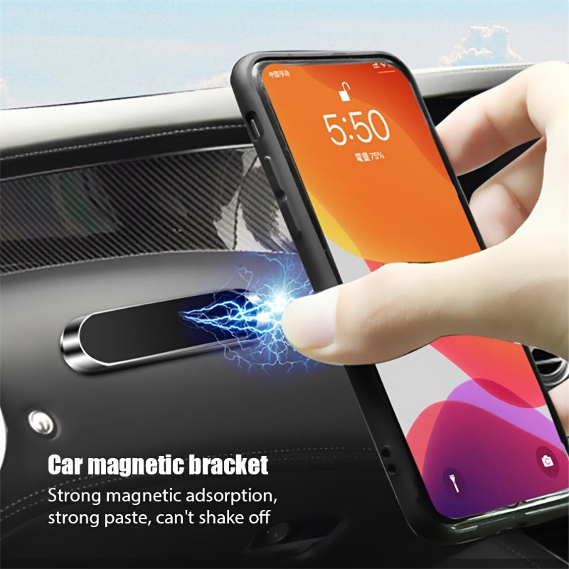 2024 Aluminium Alloy Magnetic Car Phone Holder for GPS Navigation