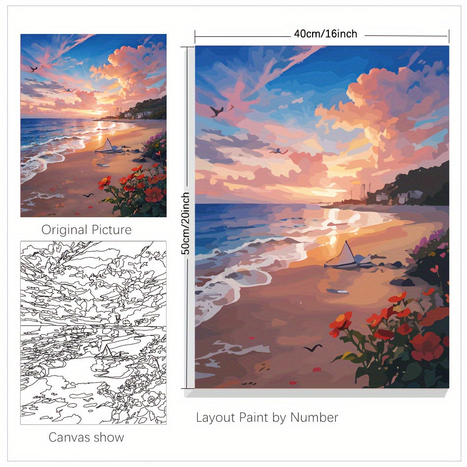 Sunset Beach Acrylic Kit για ενήλικες - Κύπρος