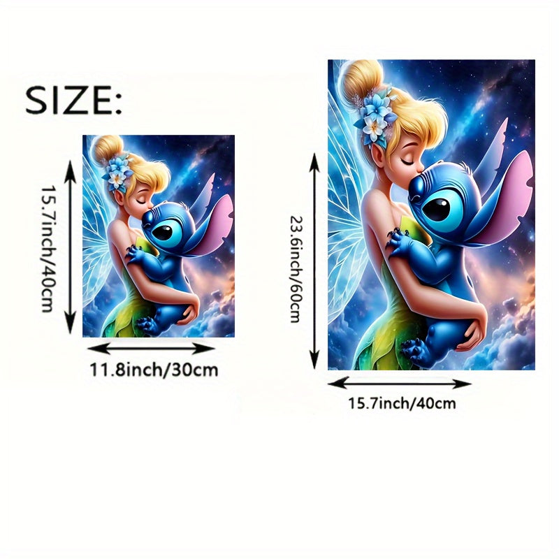 Disney Lilo & Stitch Canvas Art Poster - Ideal for Bedroom, Living Room, or Hallway Decor