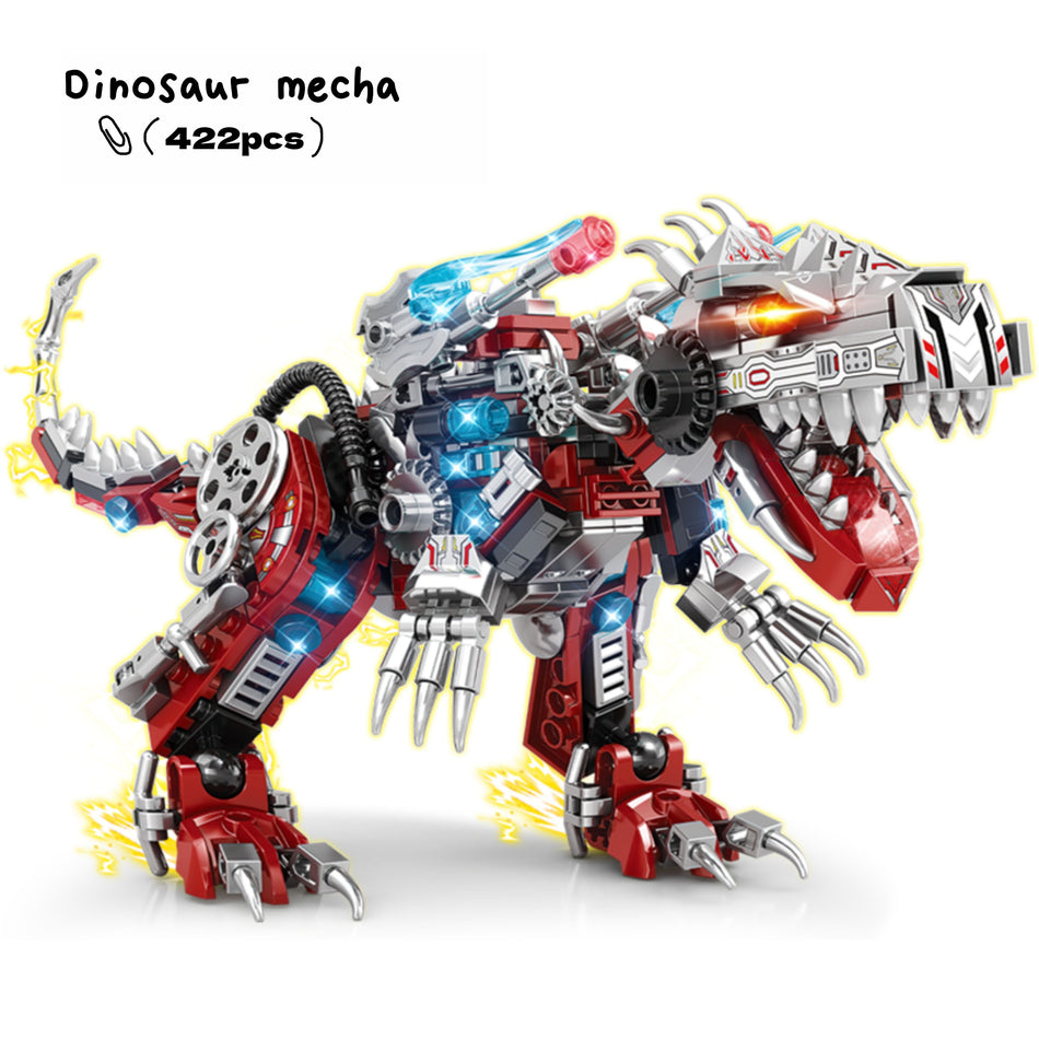 Mechanical Dinosaur Transformer Set - 422 Pieces - 2 Forms - Cyprus