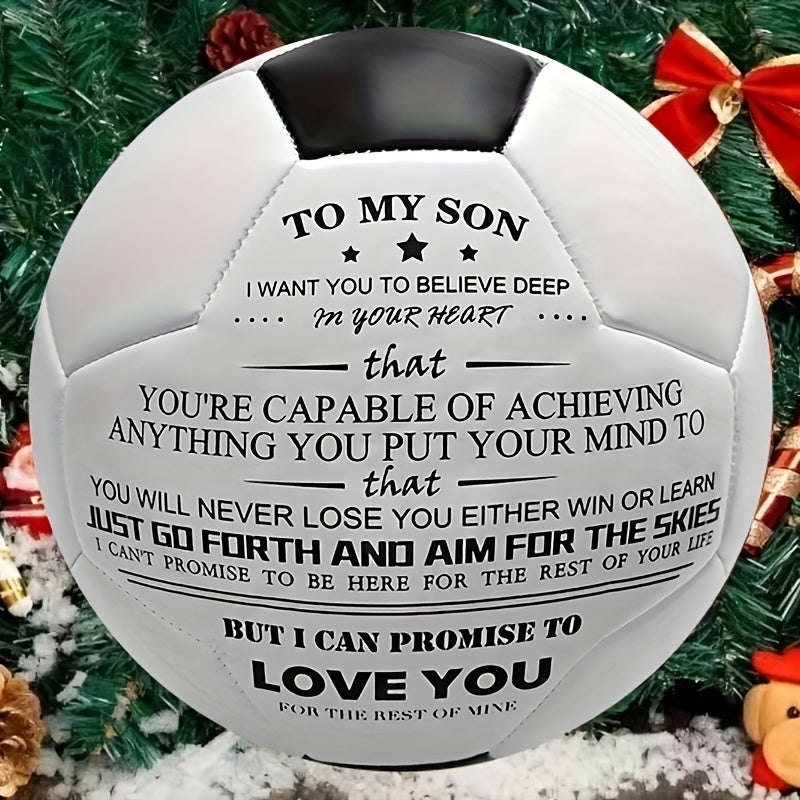 Engraved Soccer Ball Gift for Son - Perfect for Indoor/Outdoor Play - Cyprus