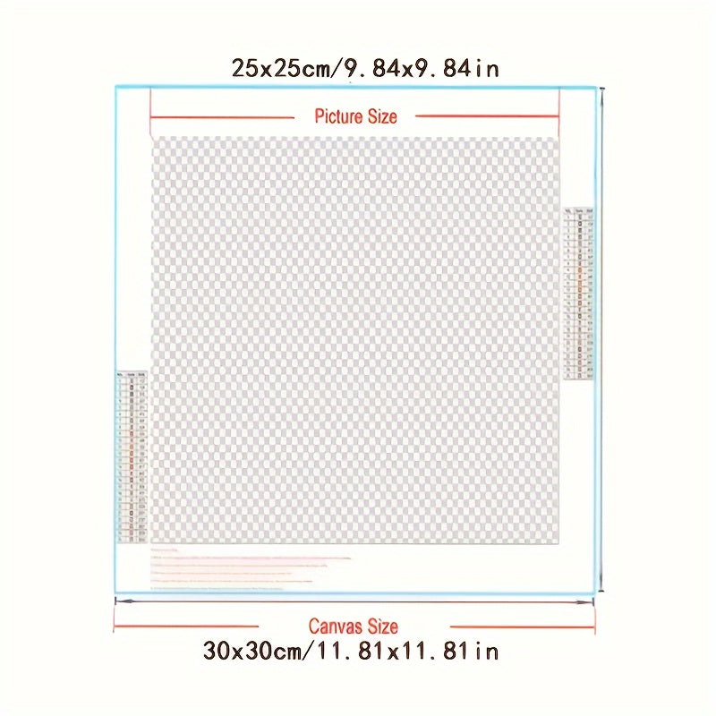 مجموعة أدوات الرسم الماسي DIY 5D - مجموعة غرز متقاطعة لديكور المنزل والهدايا الحرفية