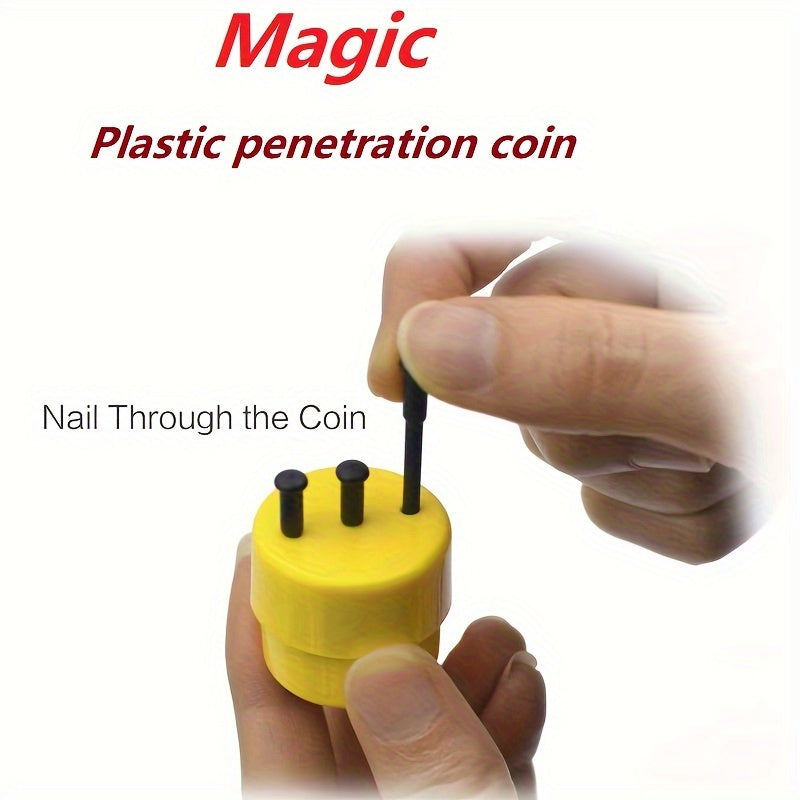 Magical Nail Through Coin Performance Prop by Kingmagic