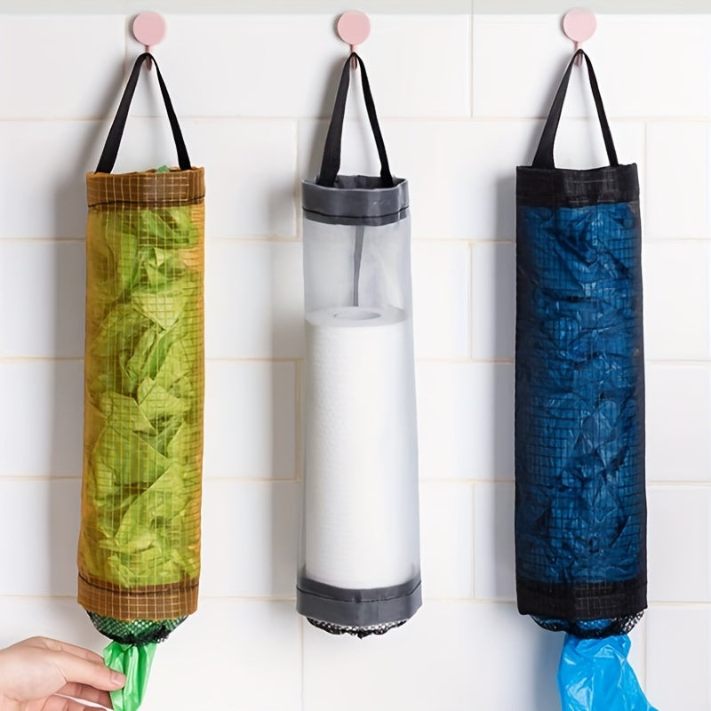 Wall-Mounted Large Capacity Garbage Bag Storage Solution