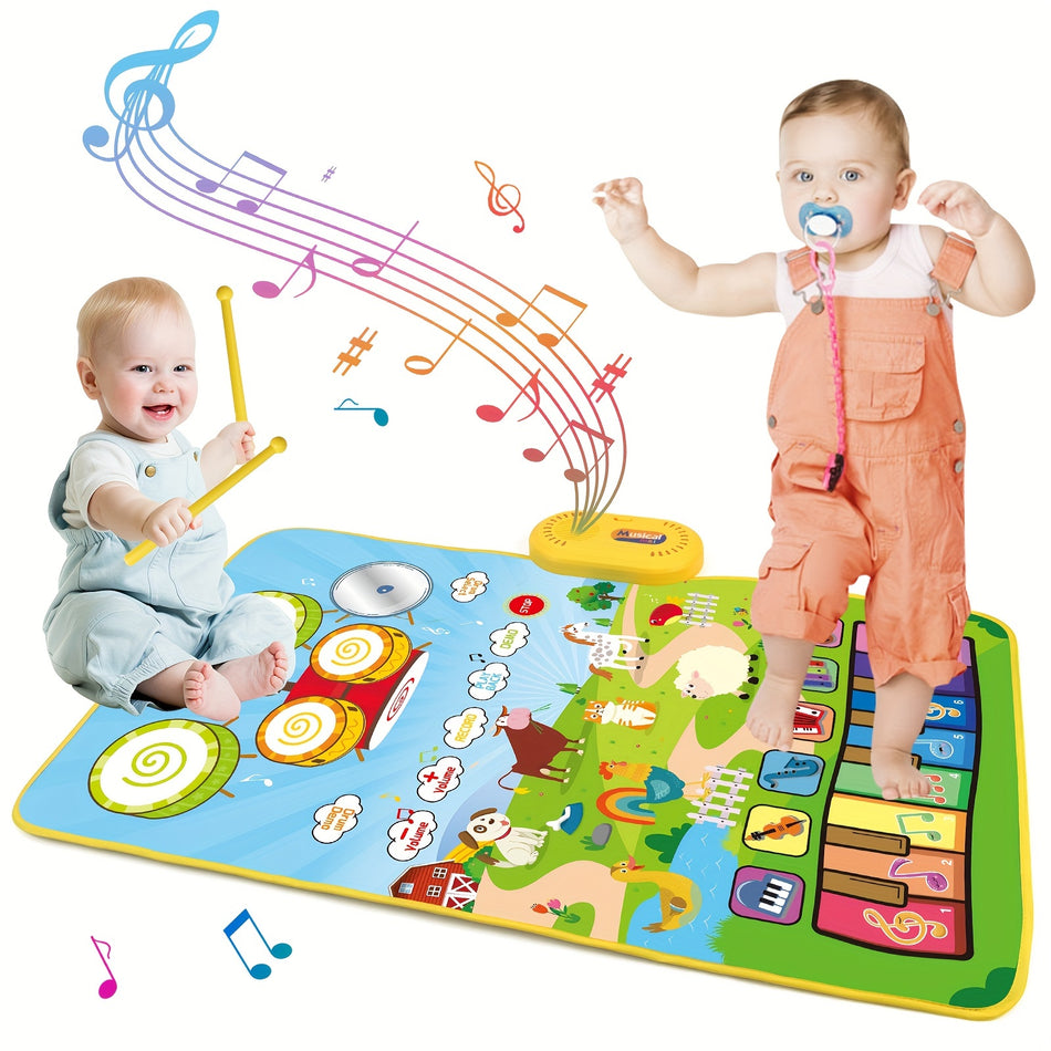 Toiyese Musical Toys: 8 Animal Sounds, клавиатура, набор барабанов - Кипр