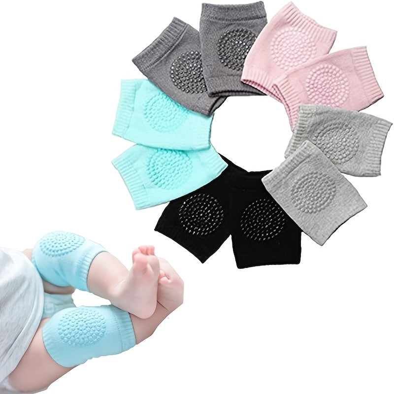 Muratomedo Baby Knee Pads For Crawling - 5pcs/pack Non-Slip Unisex Baby Knee Pads - Toddler Knee Pads Gift Ideas For Babies