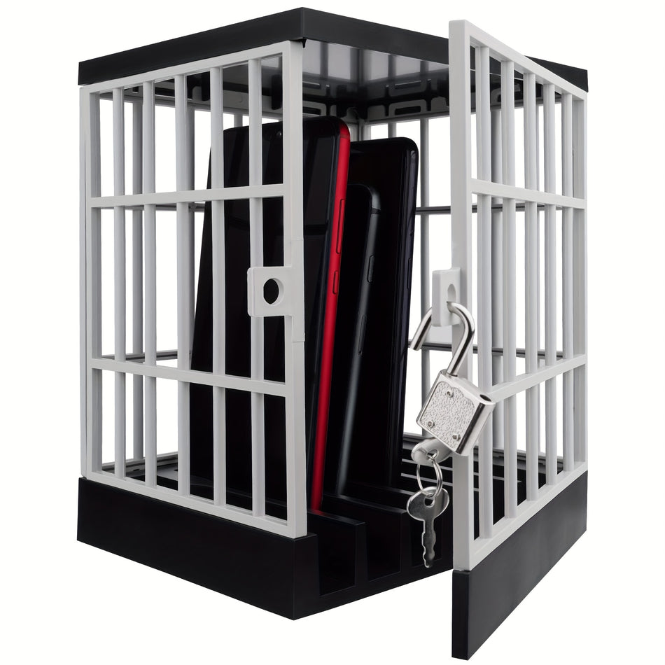 Mobile Phone Jail Cell Holder & Smartphone Lock-Up - Family & Party Fun Novelty Gift Idea - Cyprus