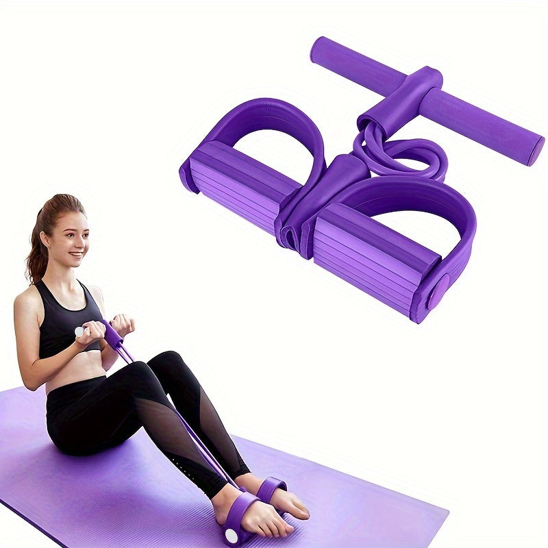 4 Tüp Elastik Yoga Pedalı Çekme - Esnekliği ve Mukavemeti Artırın 🏋️‍♀️