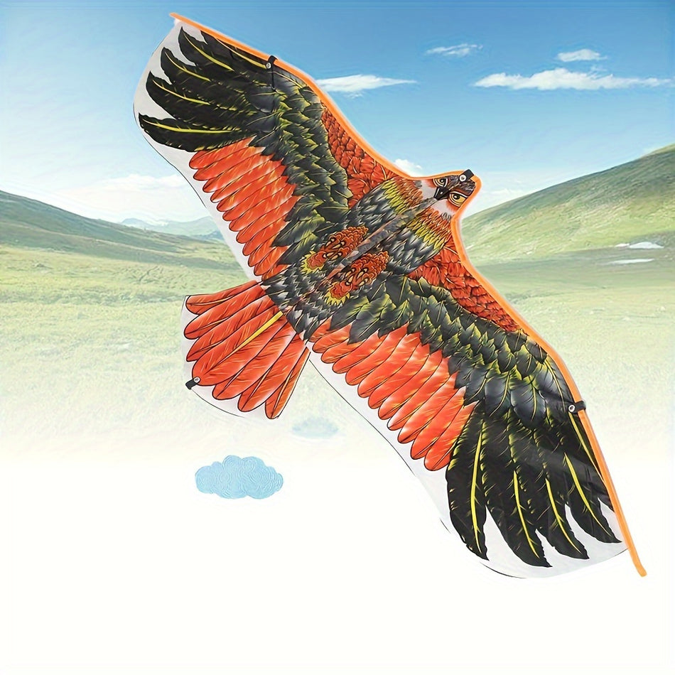 Extra-Large Eagle Kite with 30m String - Durable Polyester for Beach & Park Sports - Cyprus