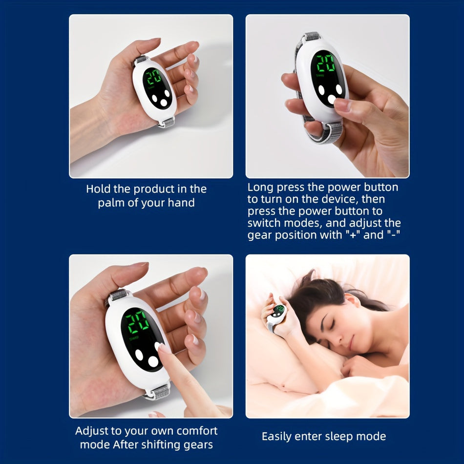 Rechargeable Hand-Held Sleep Aid Device for Restful Nights