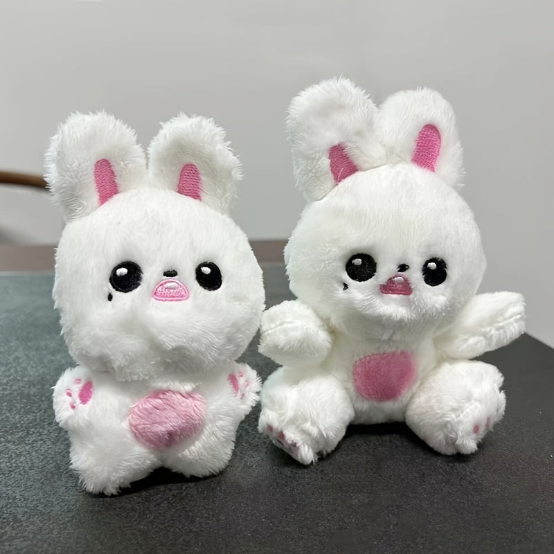 Kpop Idol Rabbit Keychain - Soft Cotton Bunny Bag Charm - Cyprus