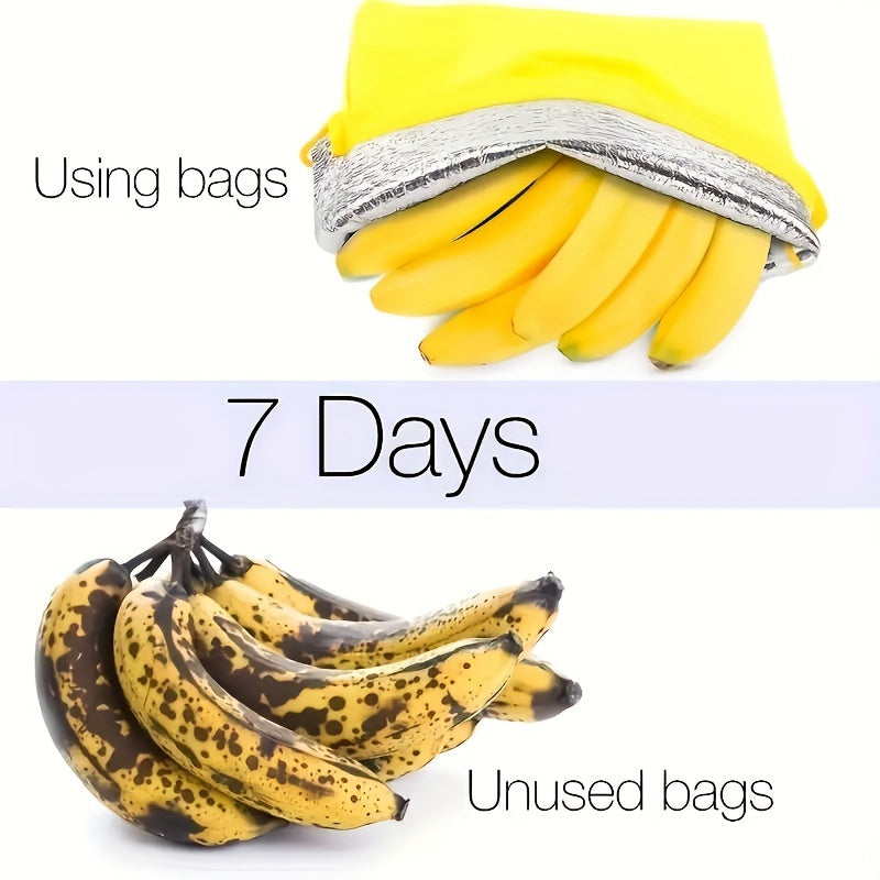 Yellow Banana Storage Bag - Keeps Fruits Fresh, Washable & Lightweight - Cyprus