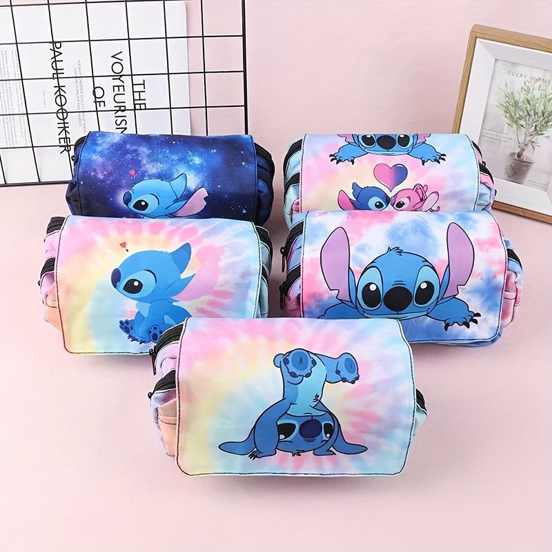 Lilo And Stitch Kawaii School Supply Bag with Pencils and Erasers - Cyprus