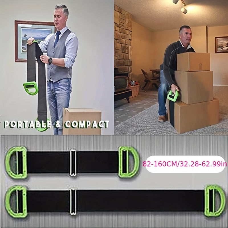 Adjustable Lifting Straps for Heavy Furniture & Objects - Supports Up To 272.16 KG - Cyprus