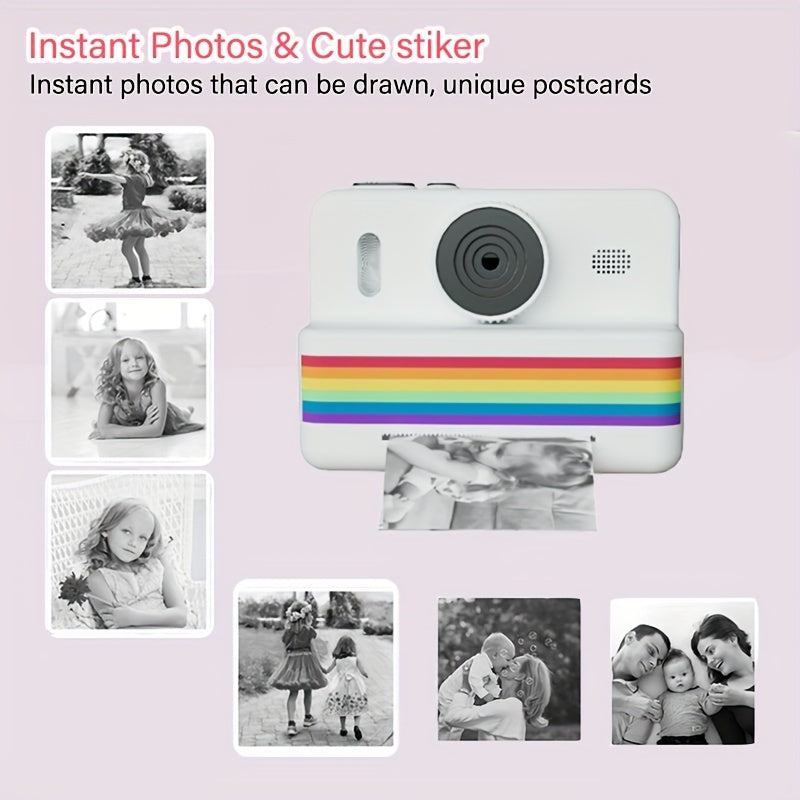 Instant Print Kids Camera Spielzeug mit 720p -Bildschirm - Zypern