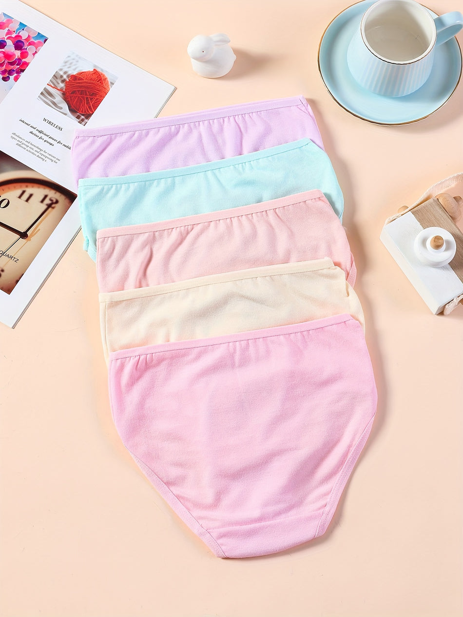 6pcs Cute Cotton Briefs Cartoon Print Panties - Cyprus