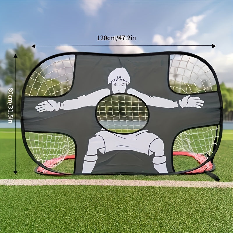 Folding Soccer Goal with Target Net - Christmas and Halloween Gift - Cyprus